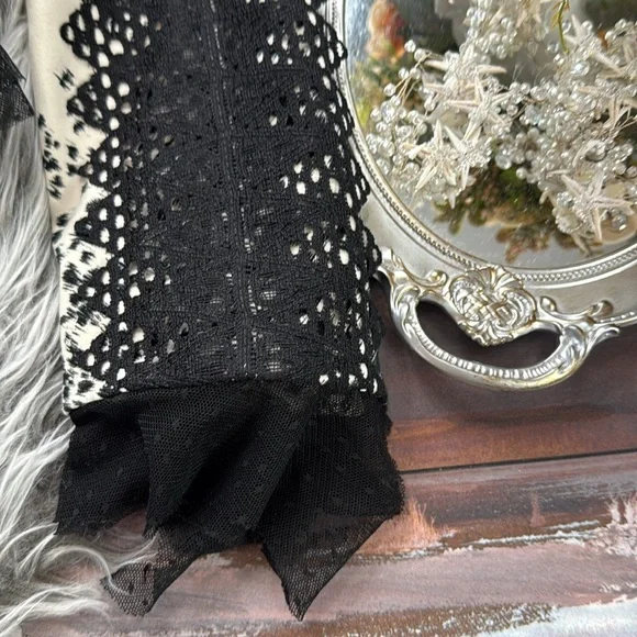 Vintage Alberto Makali White Lace Trim Western Blazer Cowgirl Rodeo Jacket - Picture 5 of 7